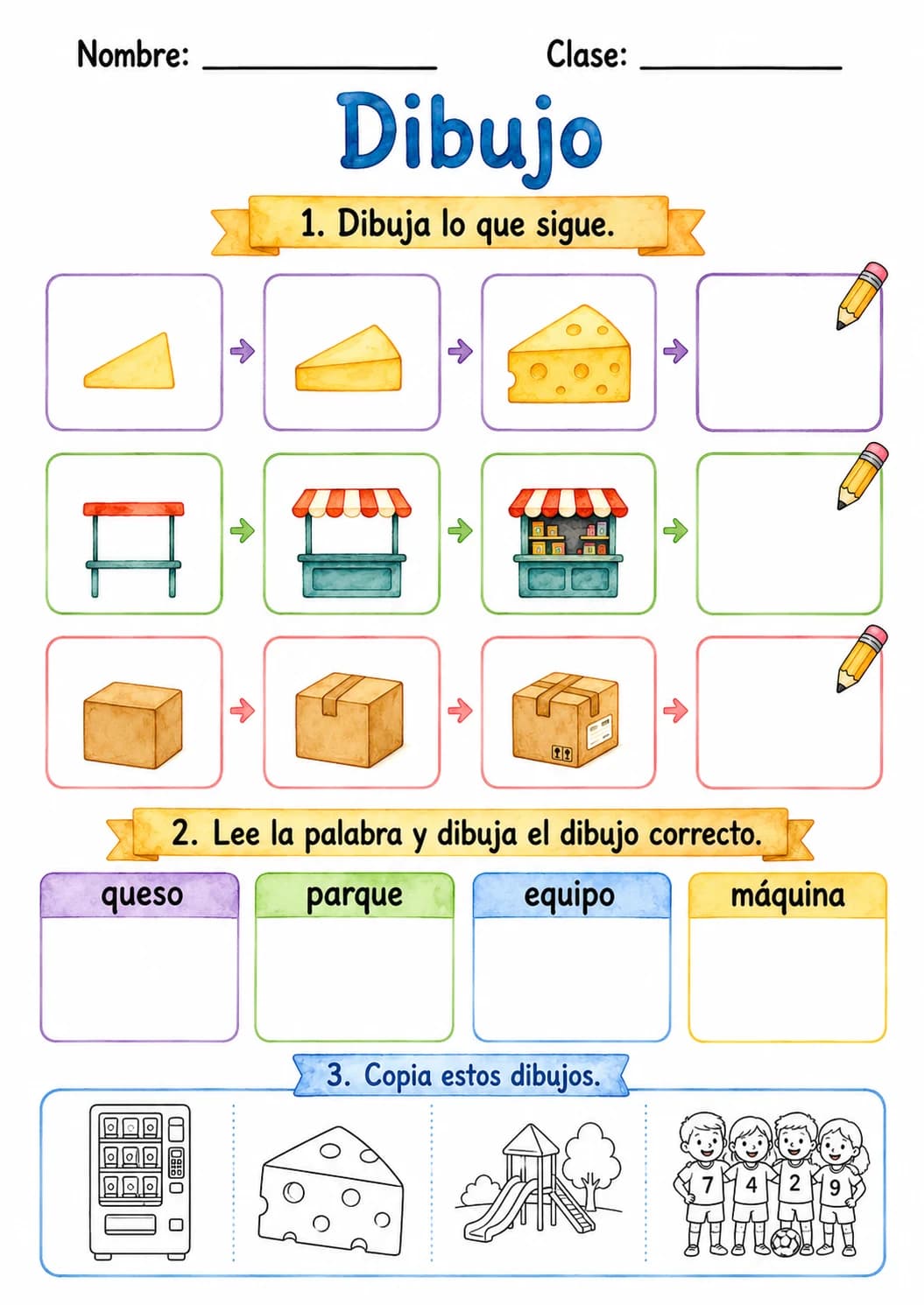 Spanish Letter Q Phonics Worksheets Pack page 8 printable worksheet preview