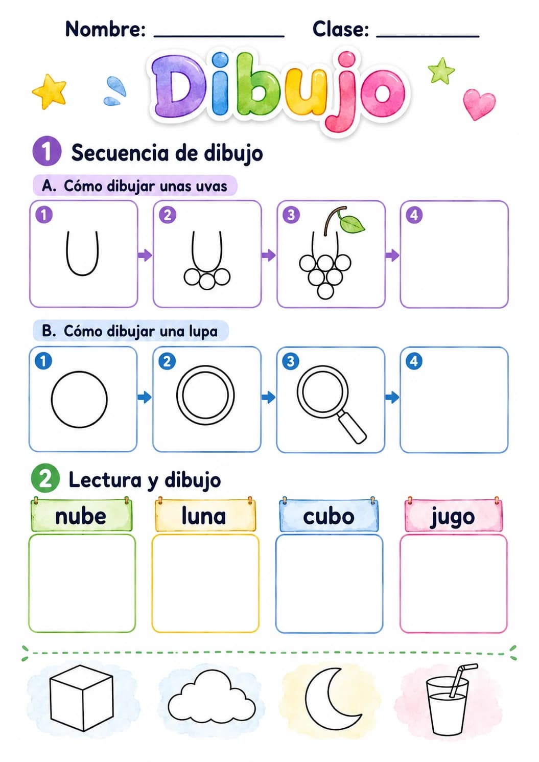 Spanish Letter U Phonics Worksheets Pack page 10 printable worksheet preview