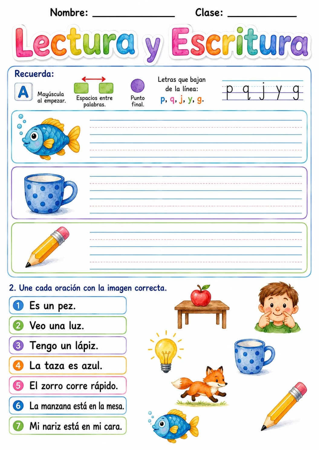 Spanish Letter Z Phonics Worksheets Pack page 4 printable worksheet preview