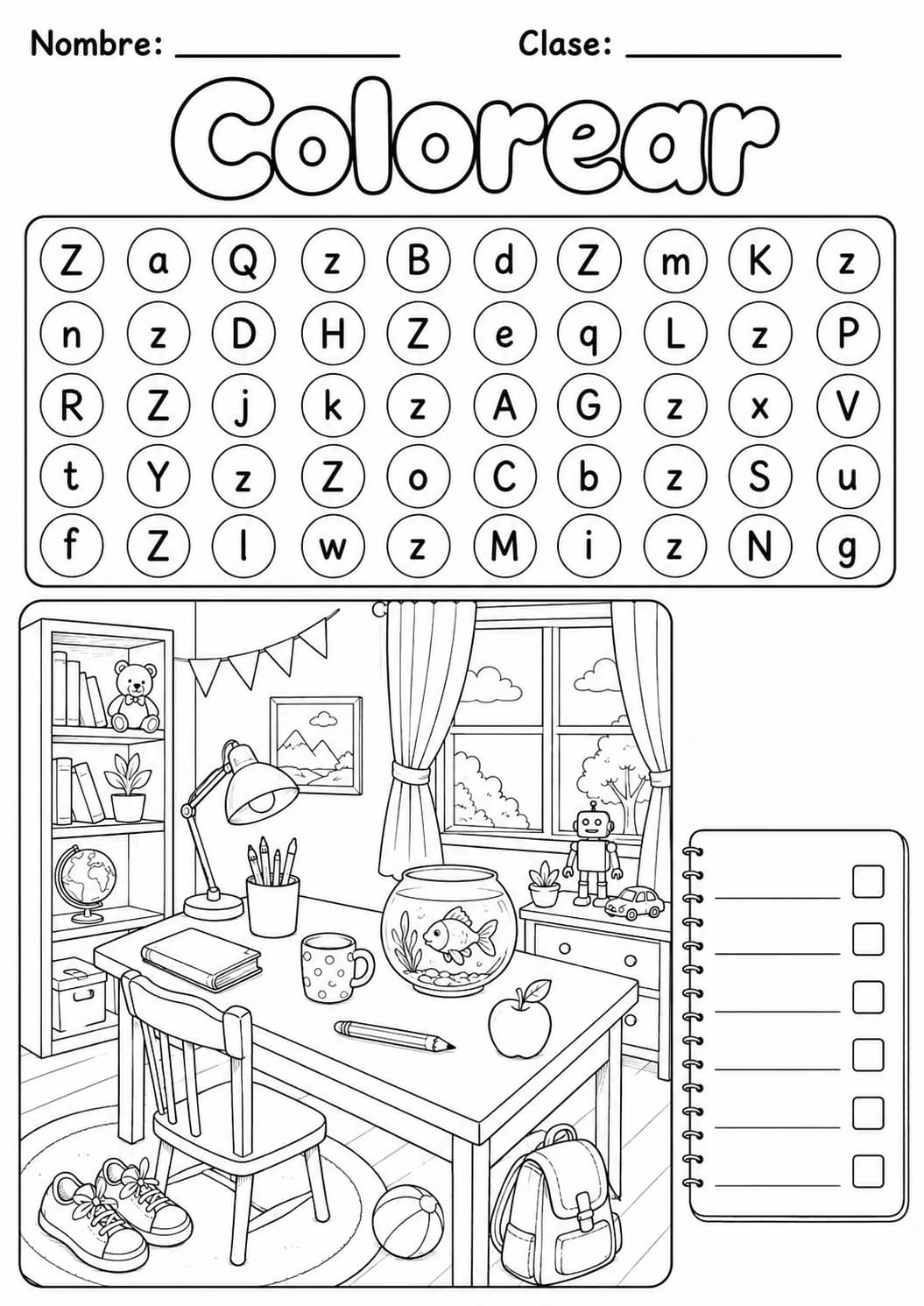 Spanish Letter Z Phonics Worksheets Pack page 10 printable worksheet preview