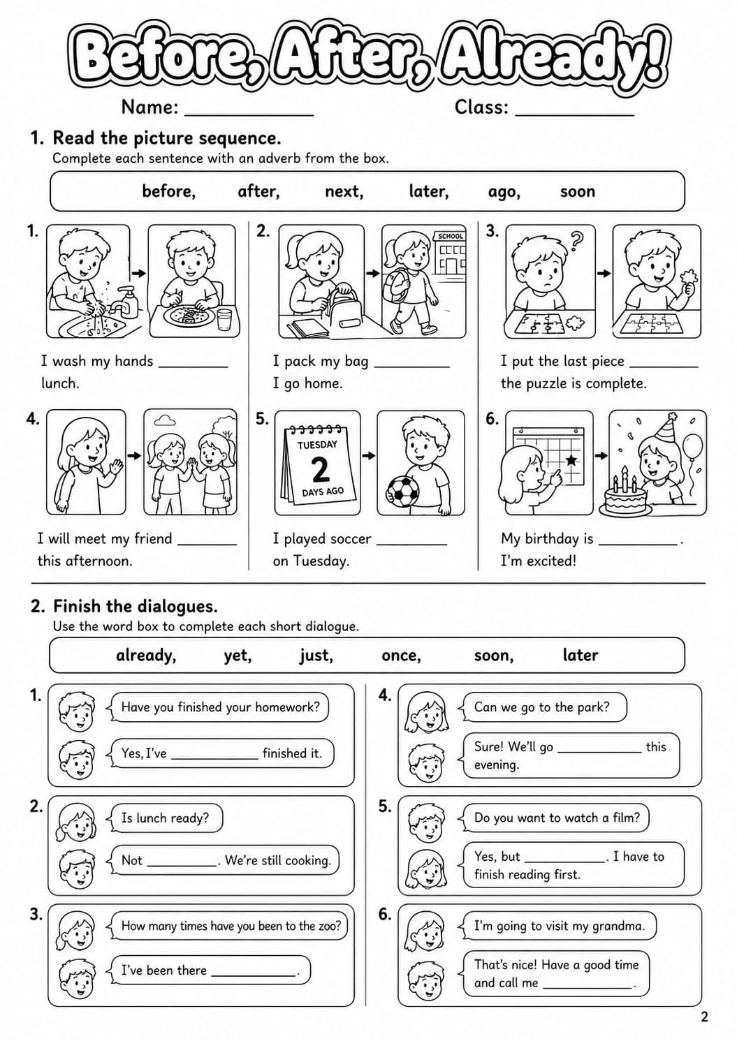 Adverbs Flyers Grammar Worksheet Pack page 4 printable worksheet preview