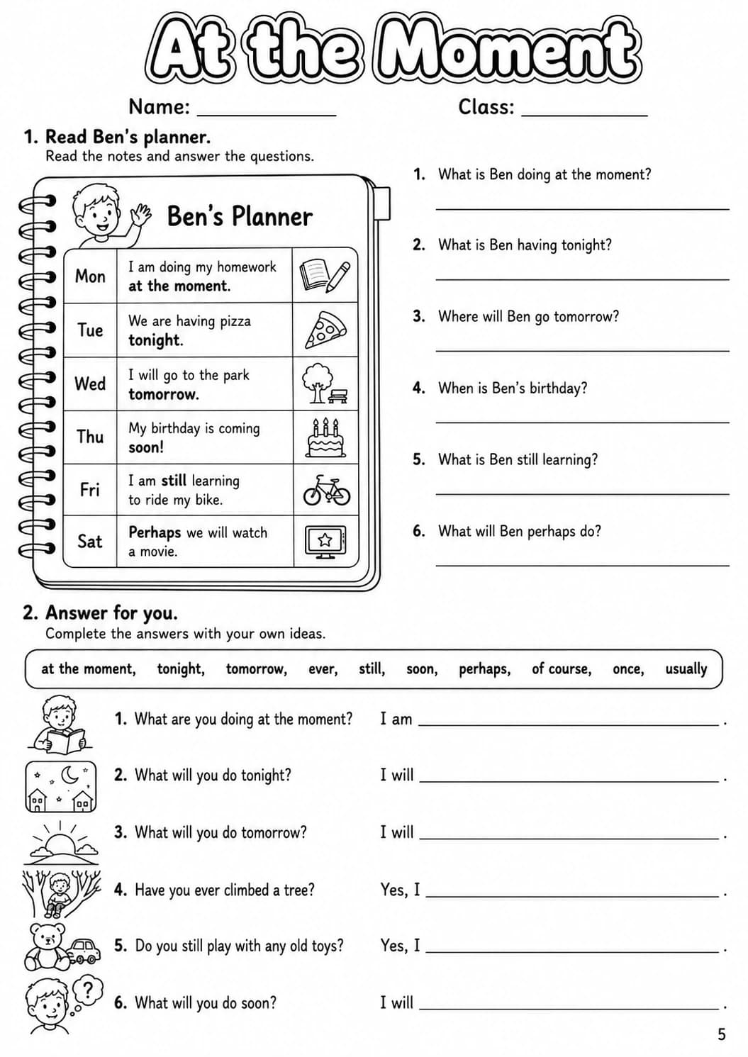 Adverbs Flyers Grammar Worksheet Pack page 7 printable worksheet preview