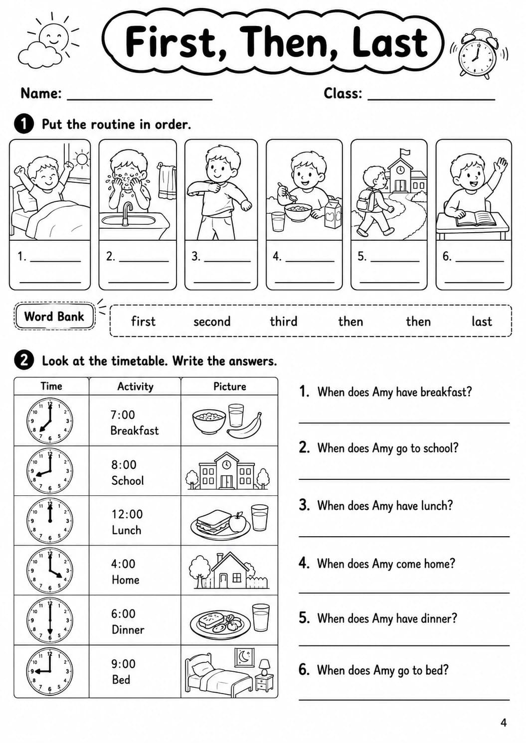 Adverbs Movers Grammar Worksheet Pack page 6 printable worksheet preview
