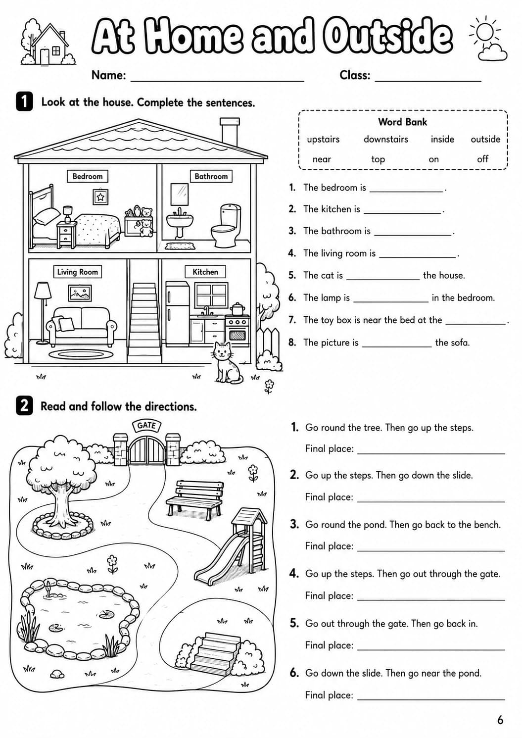 Adverbs Movers Grammar Worksheet Pack page 8 printable worksheet preview