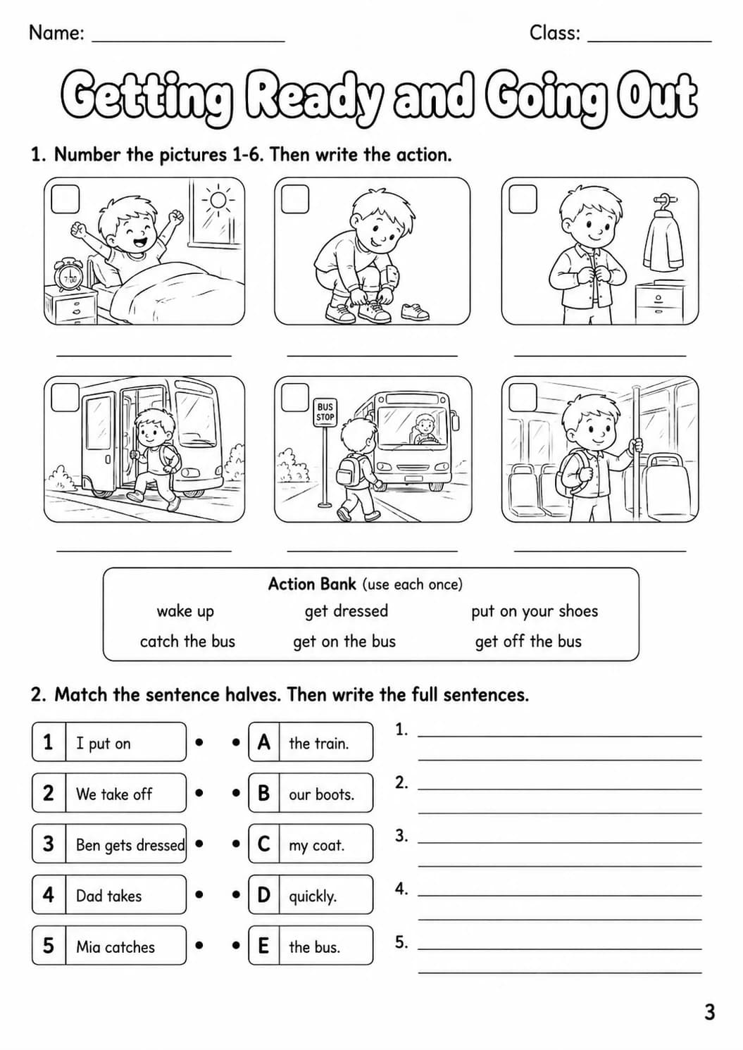 Irregular Verbs Movers Grammar Worksheet Pack page 5 printable worksheet preview