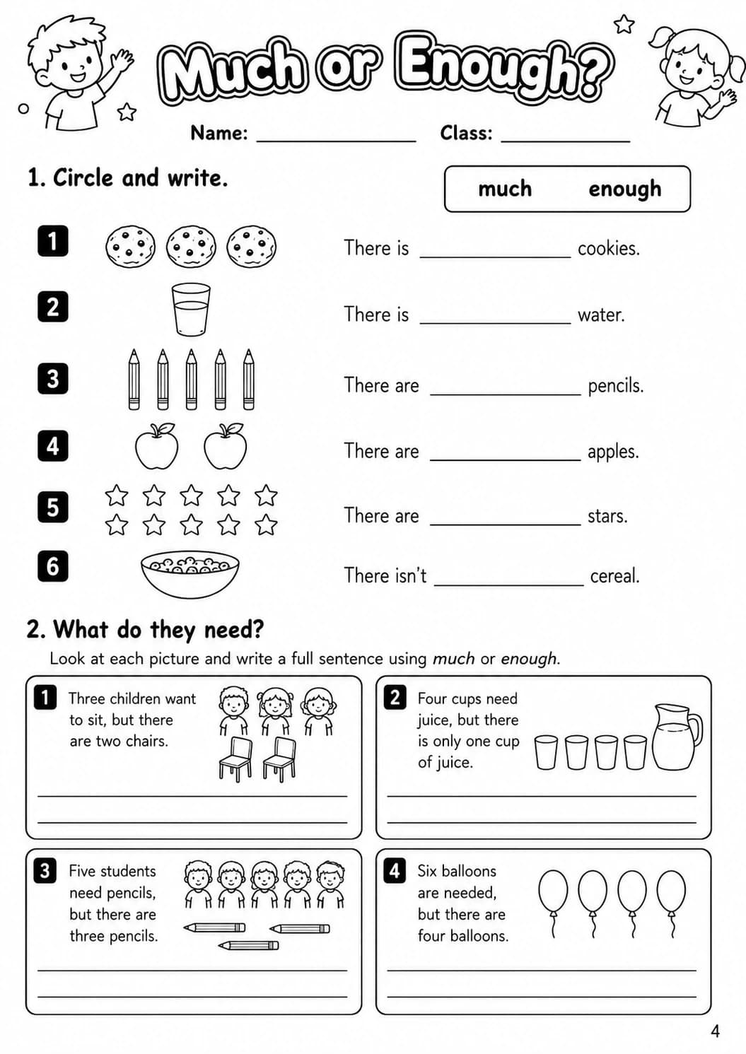 Pronouns Flyers Grammar Worksheet Pack page 6 printable worksheet preview