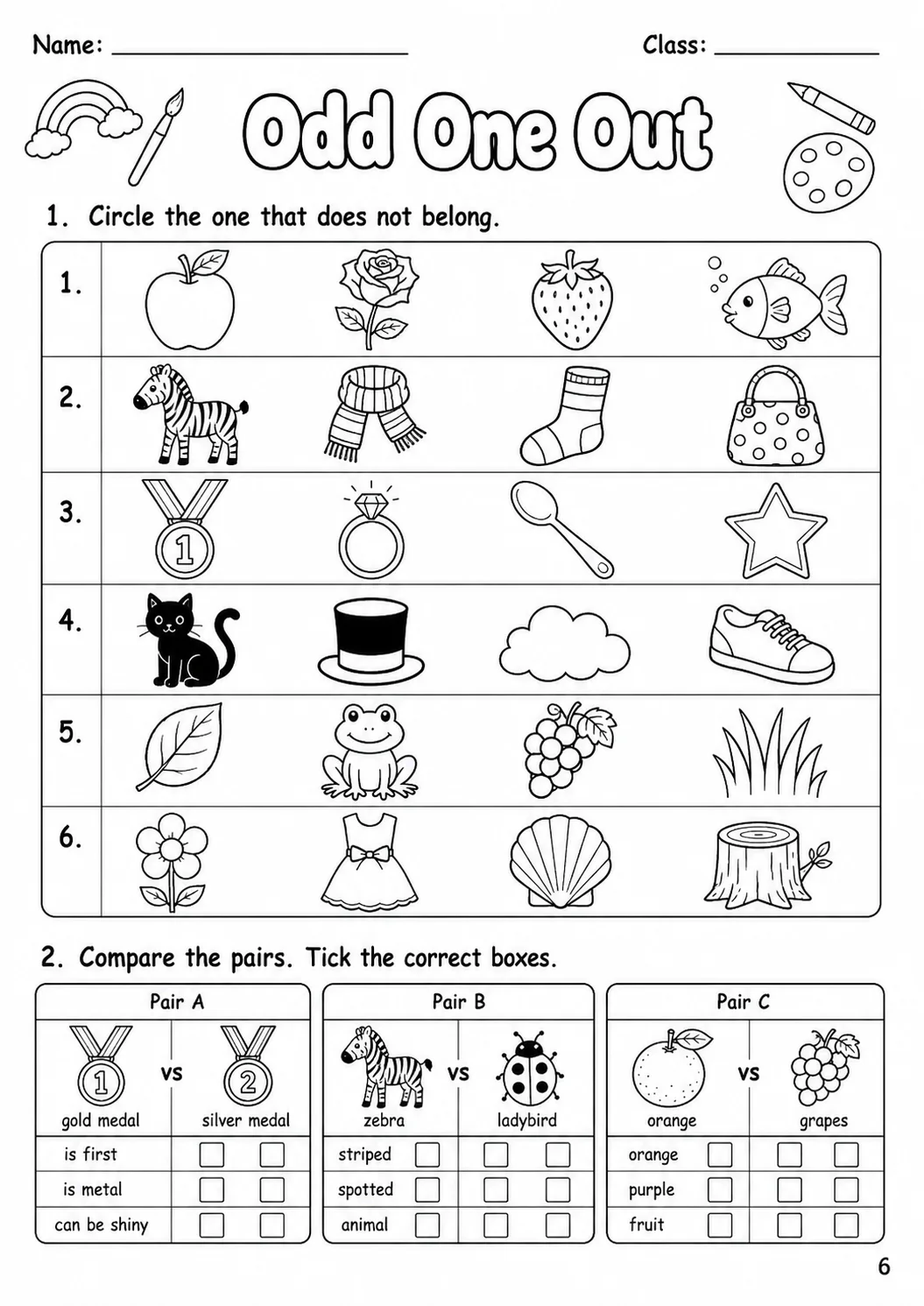 Colours Flyers Vocabulary Worksheet Pack page 8 printable worksheet preview