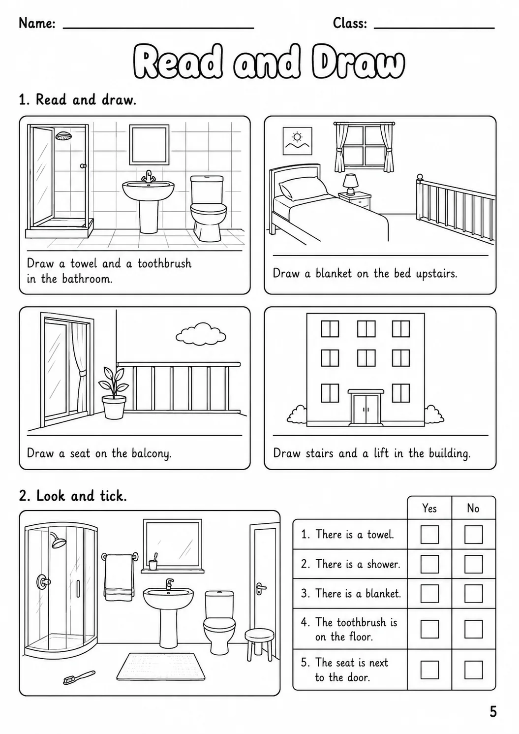 The Home Movers Vocabulary Worksheet Pack page 7 printable worksheet preview