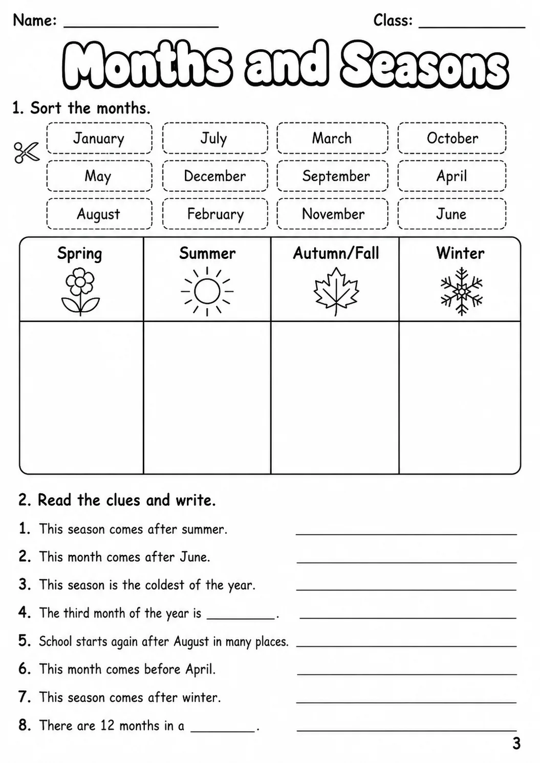 Time Flyers Vocabulary Worksheet Pack page 5 printable worksheet preview