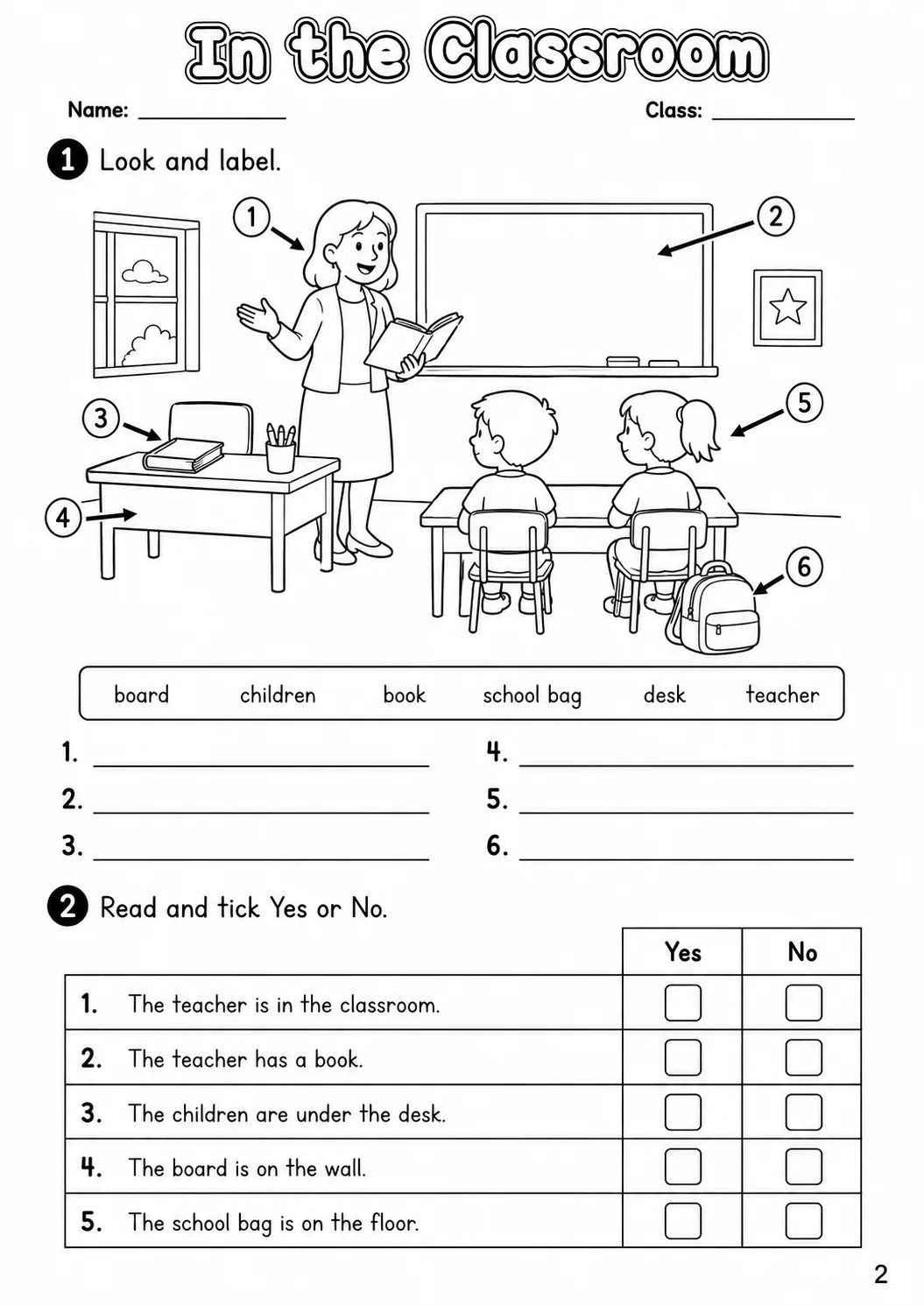 Work Starters Vocabulary Worksheet Pack page 4 printable worksheet preview