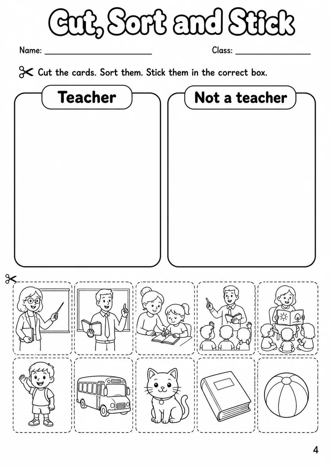 Work Starters Vocabulary Worksheet Pack page 6 printable worksheet preview