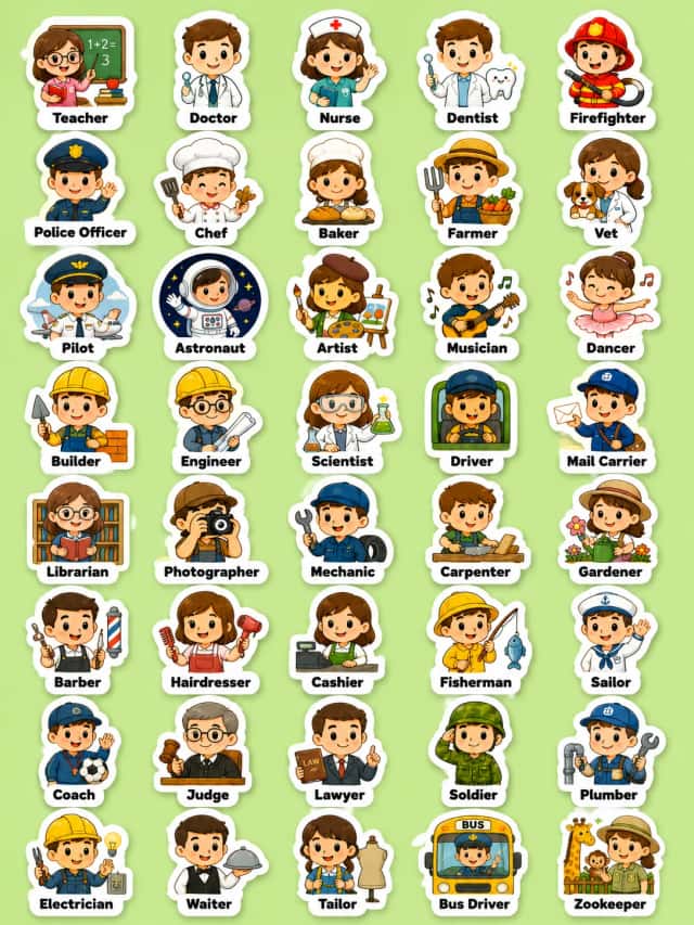 Jobs Printable Sticker Sheet