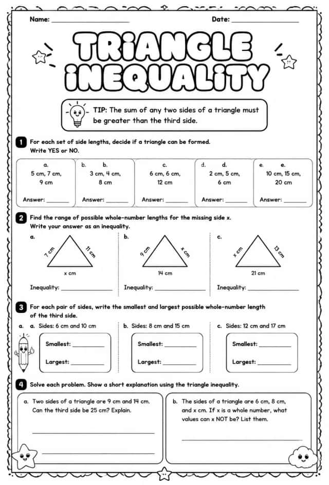 Triangle inequality