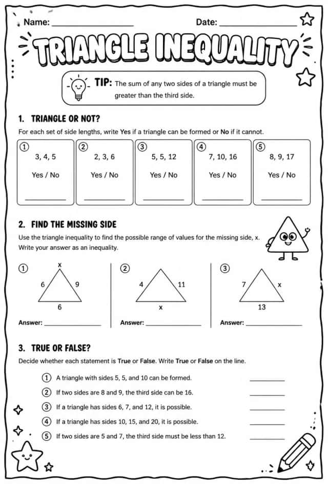 Triangle inequality