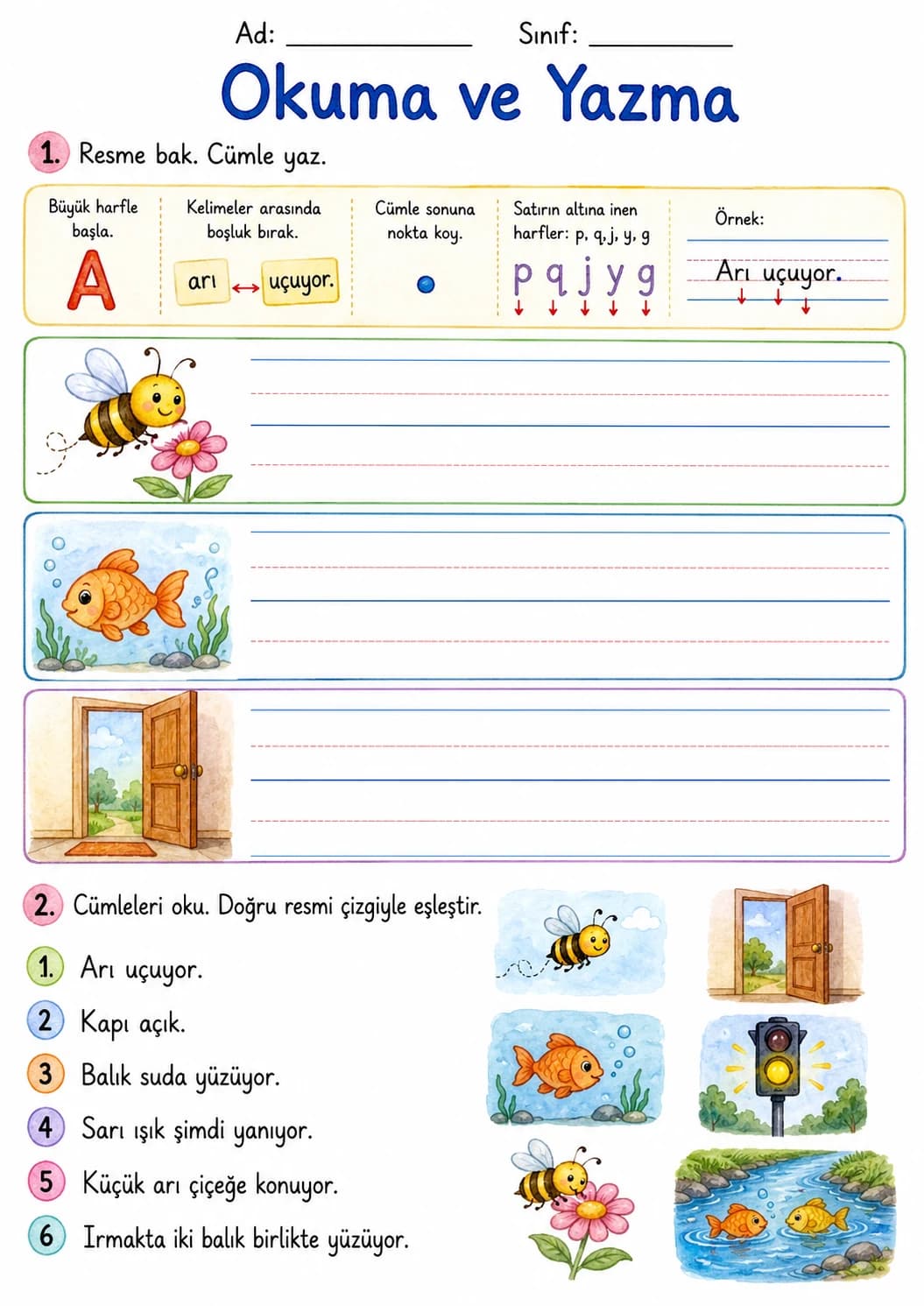 Turkish Letter Dotless I Phonics Worksheets Pack page 9 printable worksheet preview