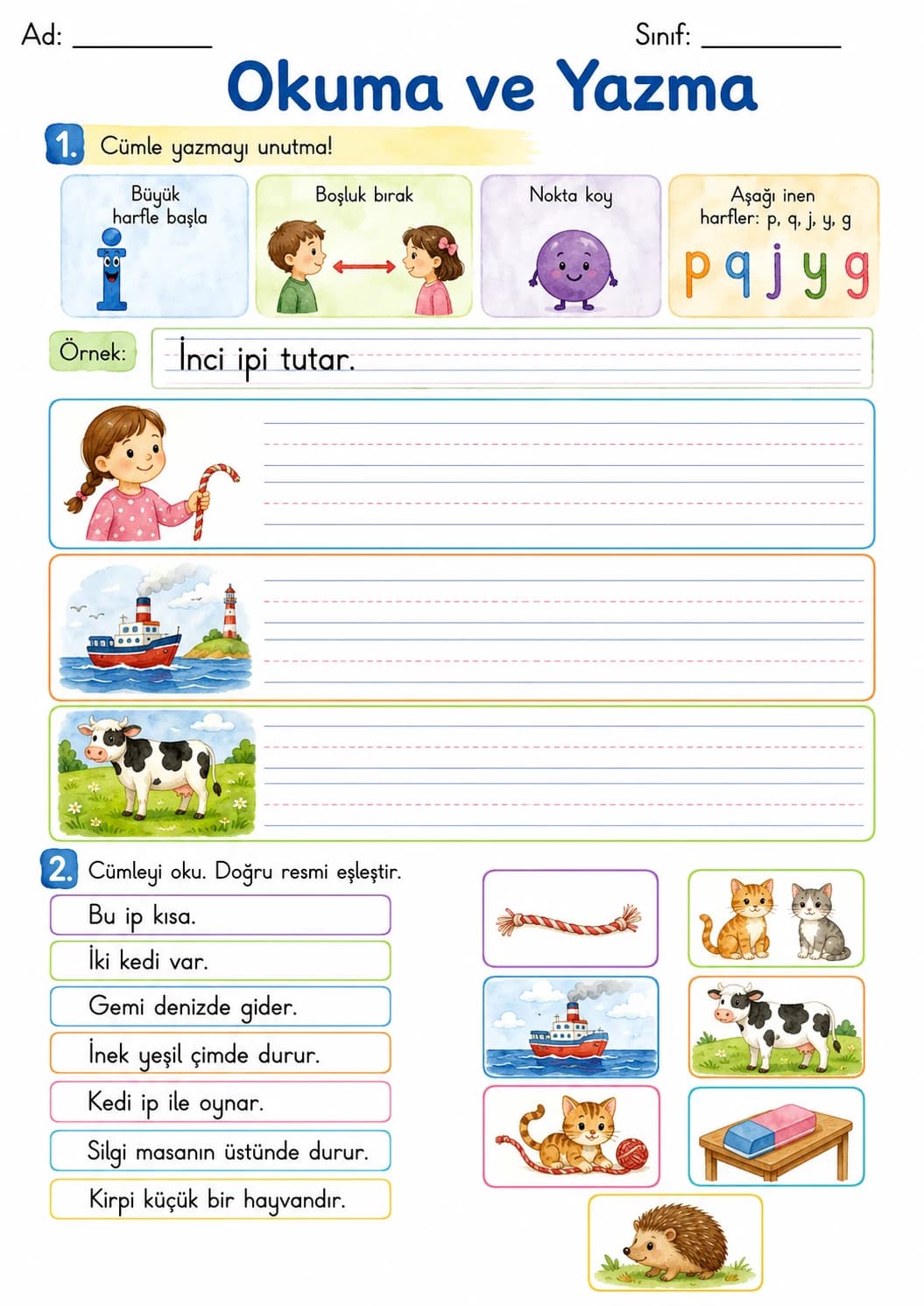Turkish Letter Dotted I Phonics Worksheets Pack page 6 printable worksheet preview