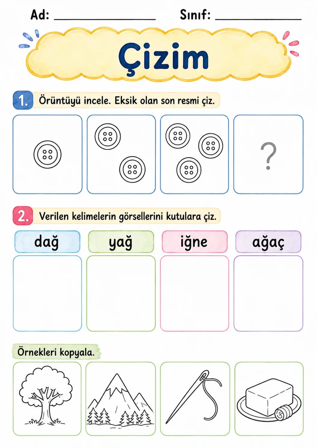 Turkish Letter G Breve Phonics Worksheets Pack page 9 printable worksheet preview