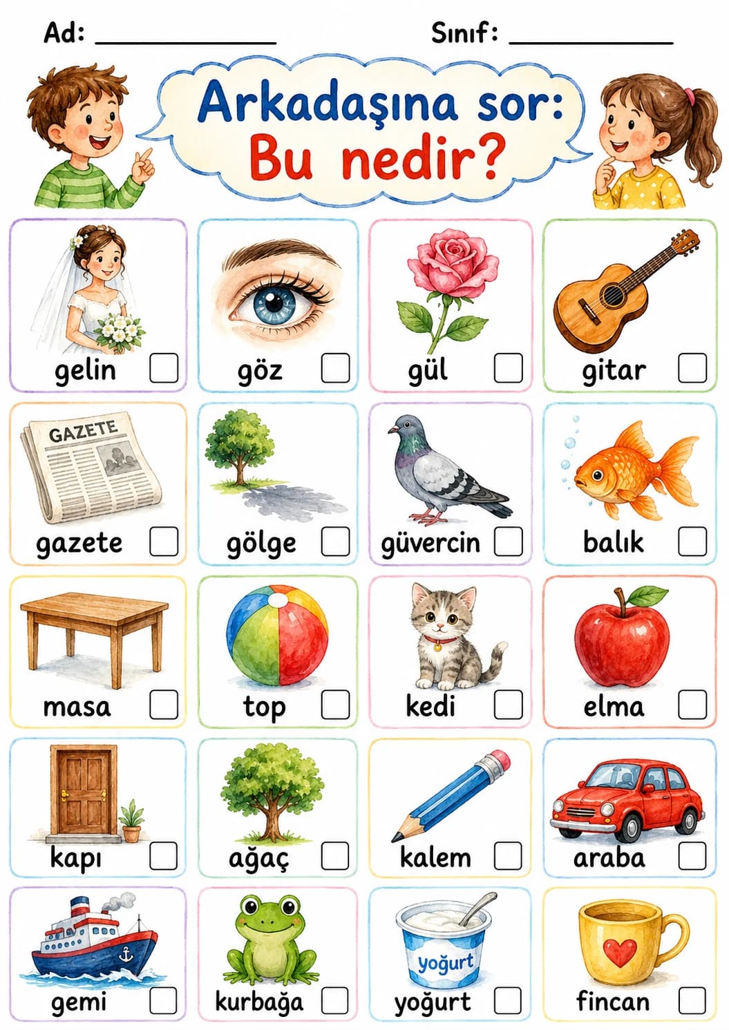 Turkish Letter G Phonics Worksheets Pack page 3 printable worksheet preview