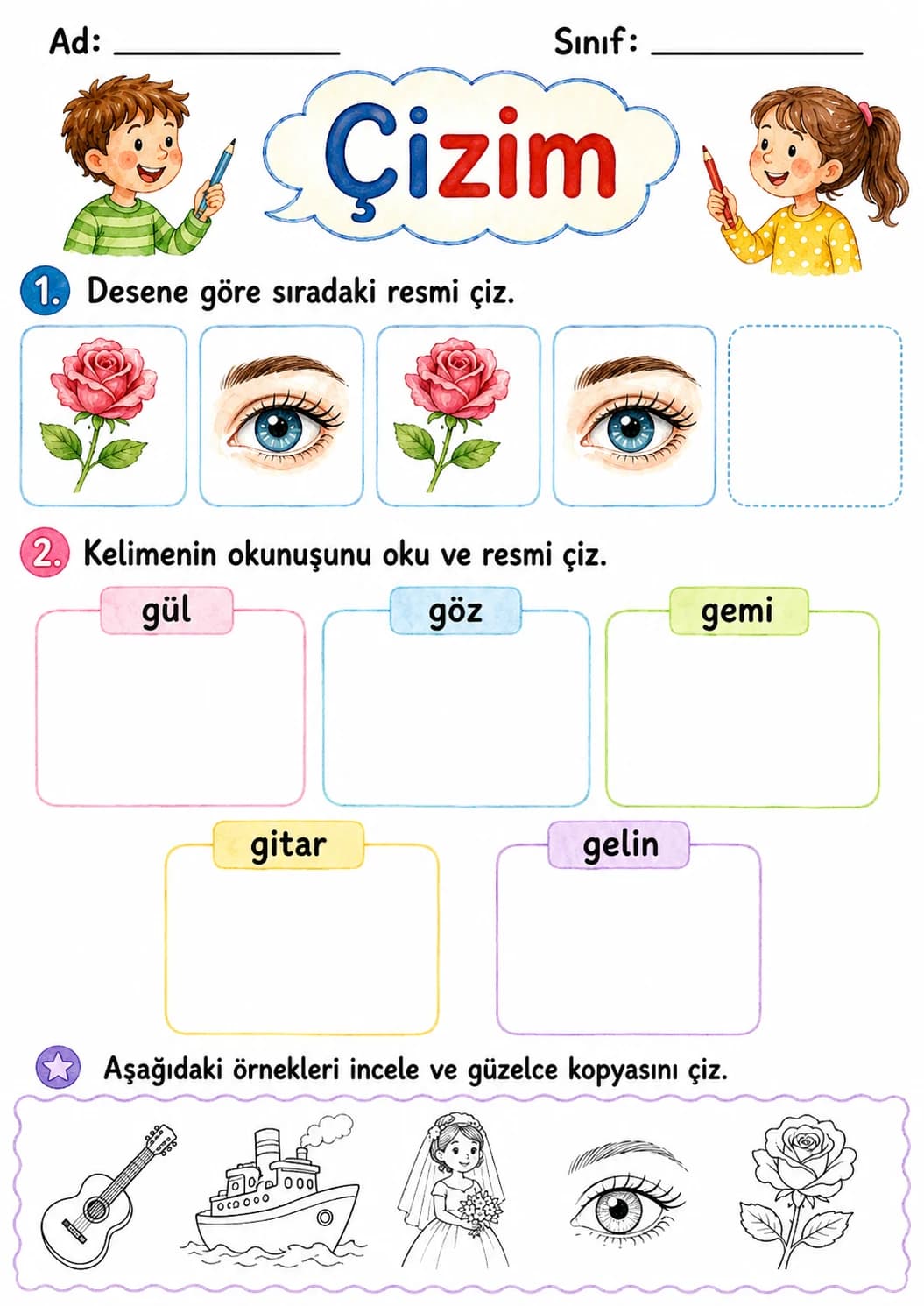 Turkish Letter G Phonics Worksheets Pack page 9 printable worksheet preview