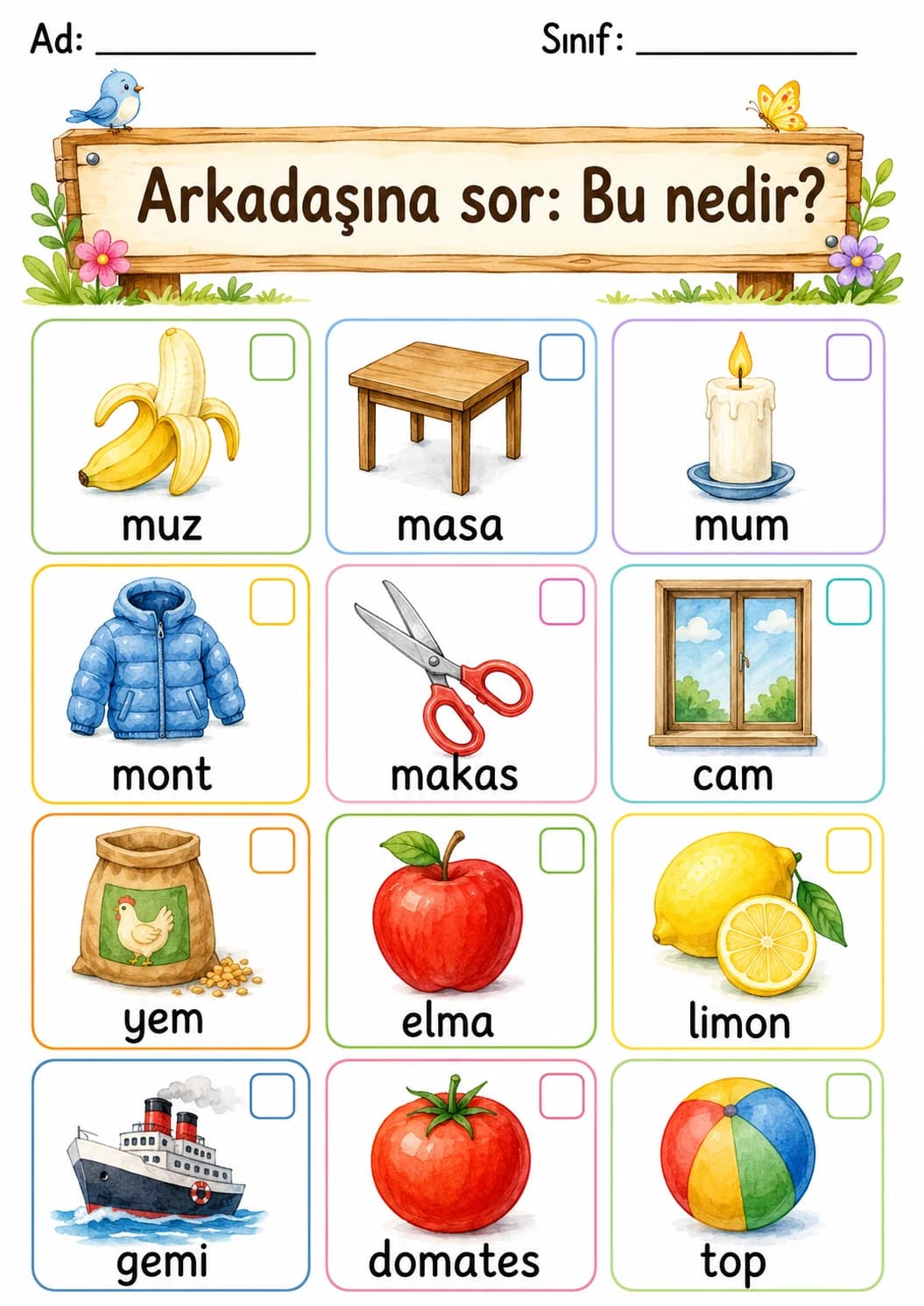Turkish Letter M Phonics Worksheets Pack page 3 printable worksheet preview