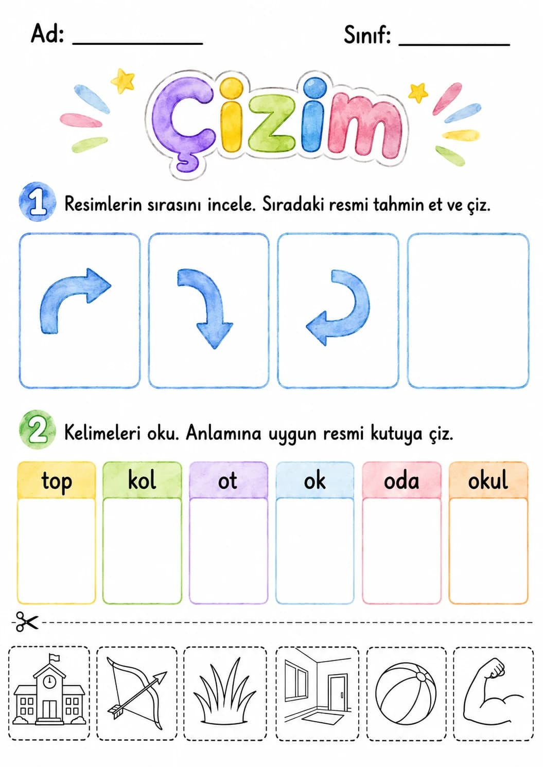 Turkish Letter O Phonics Worksheets Pack page 9 printable worksheet preview