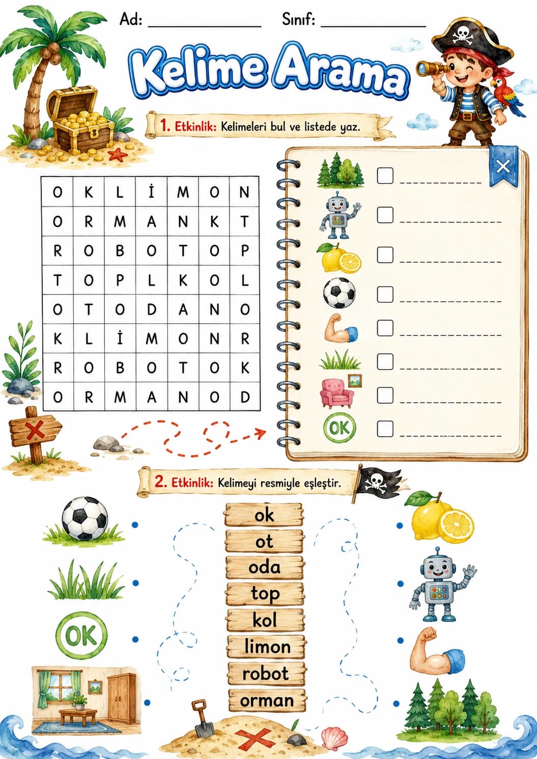 Turkish Letter O Phonics Worksheets Pack page 10 printable worksheet preview