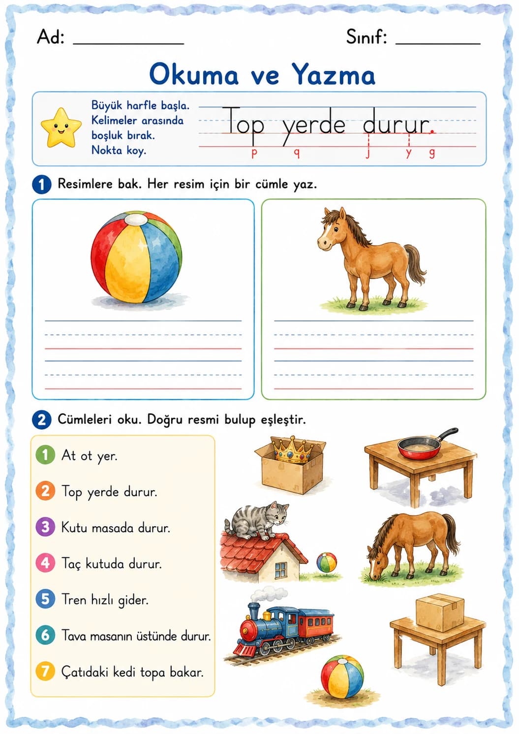 Turkish Letter T Phonics Worksheets Pack page 9 printable worksheet preview