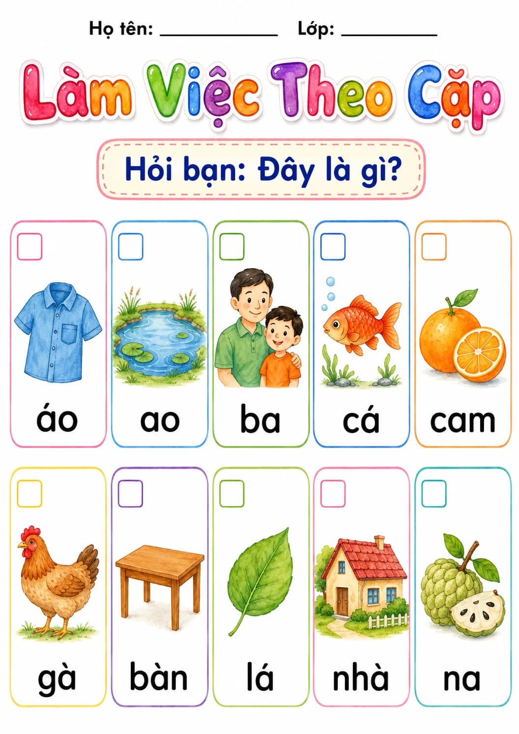 Vietnamese Letter A Phonics Worksheets Pack page 3 printable worksheet preview