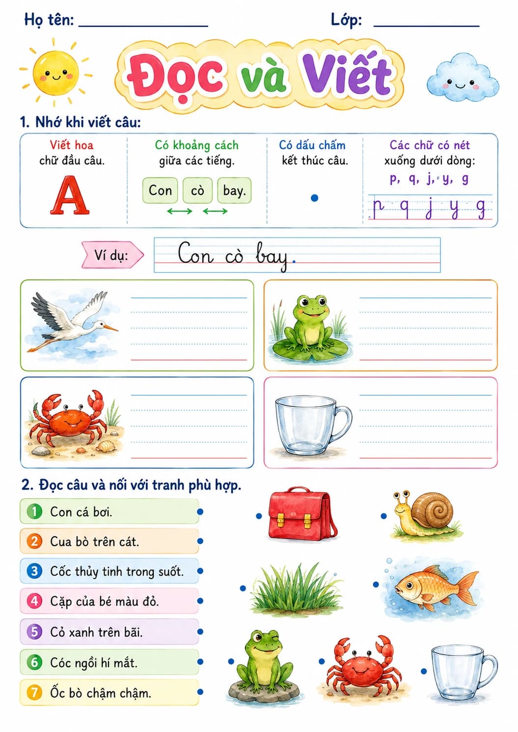 Vietnamese Letter C Phonics Worksheets Pack page 4 printable worksheet preview