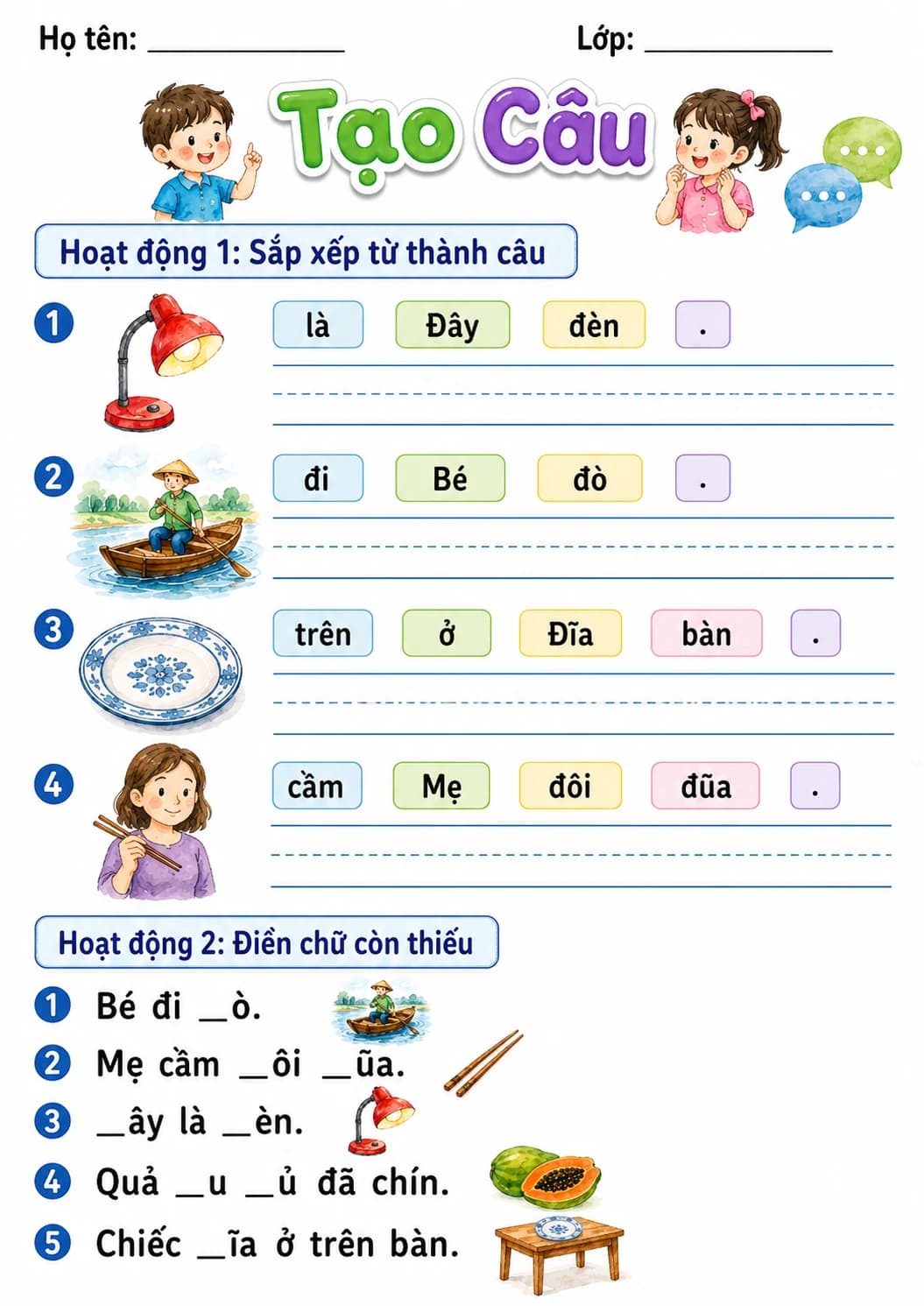 Vietnamese Letter D Stroke Phonics Worksheets Pack page 10 printable worksheet preview