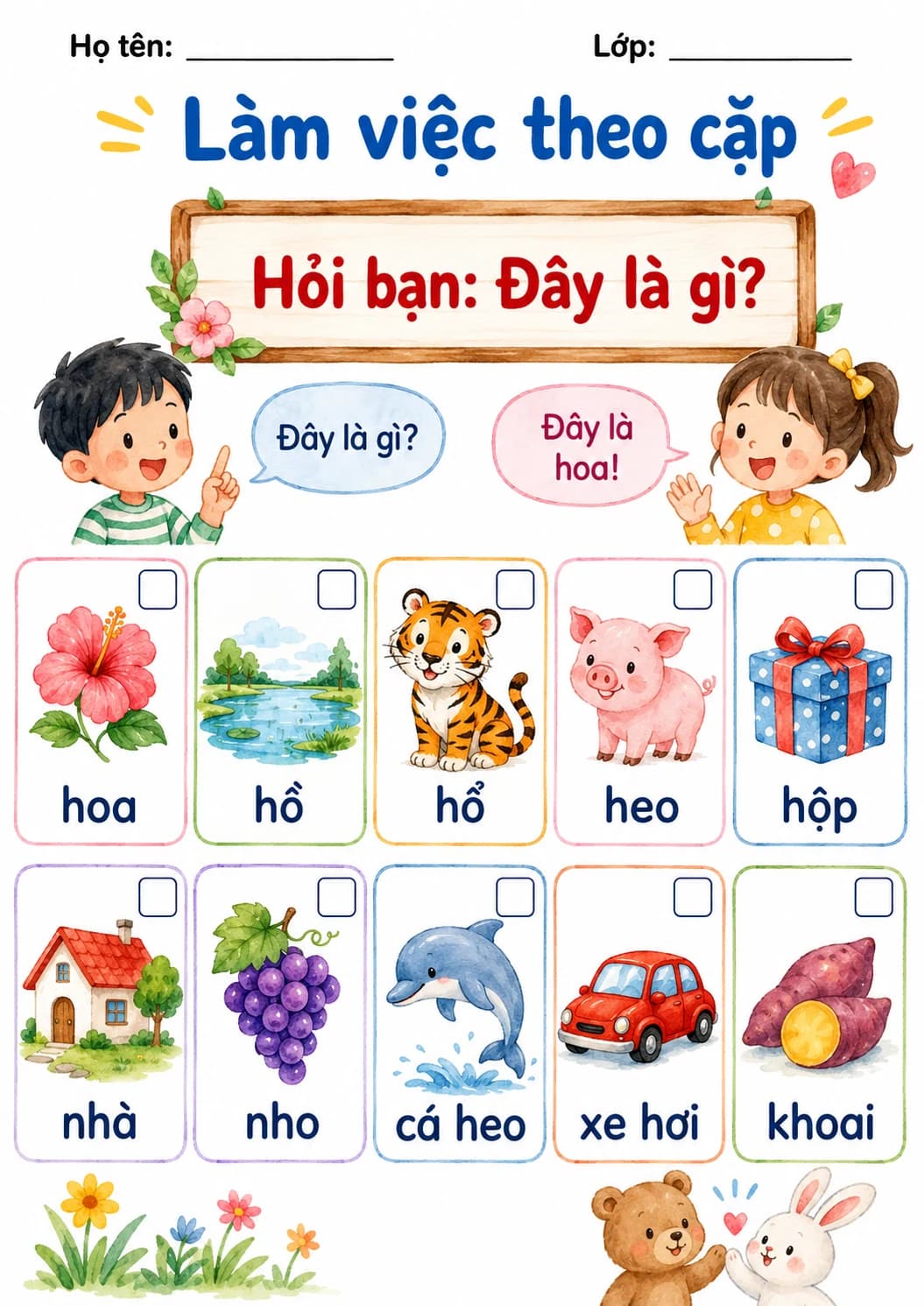 Vietnamese Letter H Phonics Worksheets Pack page 6 printable worksheet preview