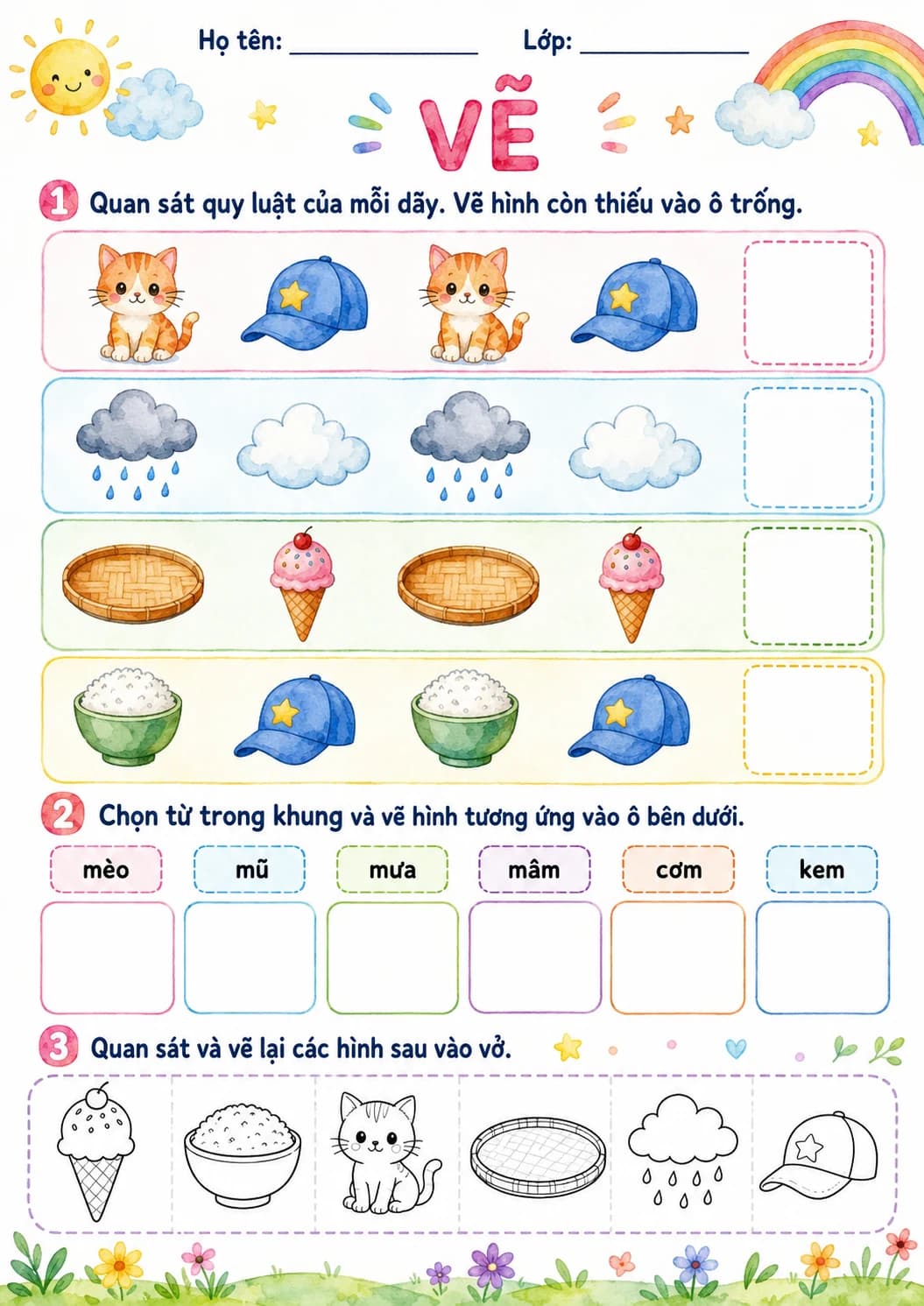 Vietnamese Letter M Phonics Worksheets Pack page 2 printable worksheet preview