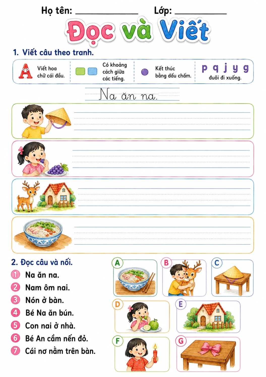Vietnamese Letter N Phonics Worksheets Pack printable worksheet pack preview from KiwiBee