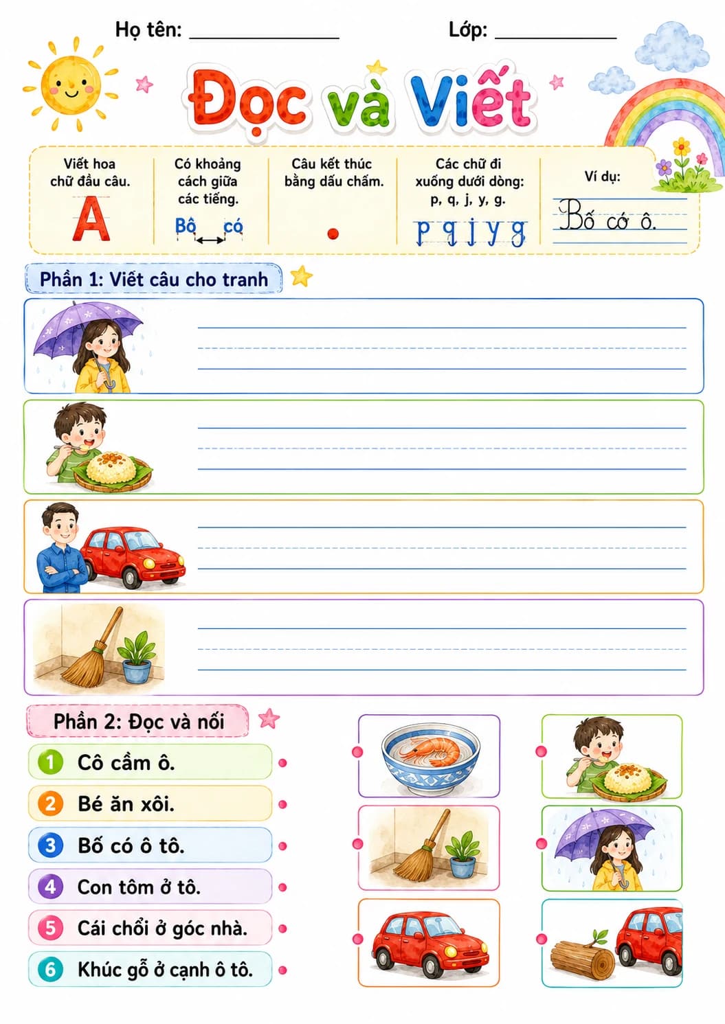 Vietnamese Letter O Circumflex Phonics Worksheets Pack page 10 printable worksheet preview