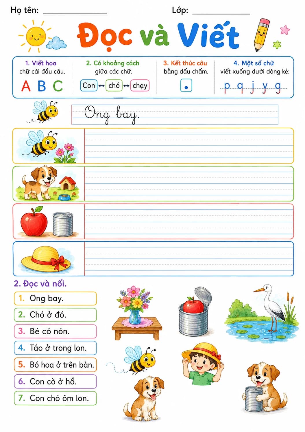 Vietnamese Letter O Phonics Worksheets Pack page 9 printable worksheet preview