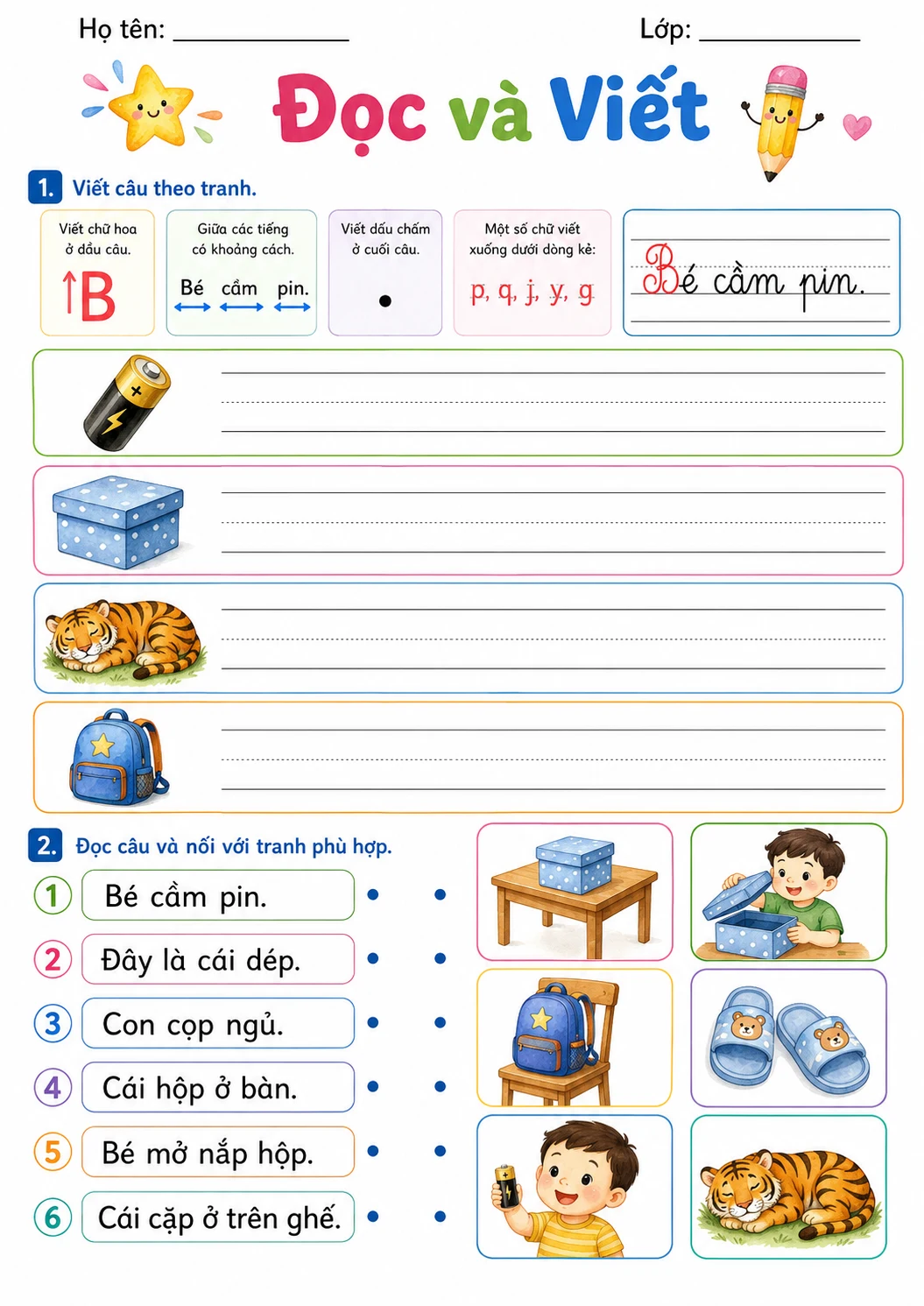 Vietnamese Letter P Phonics Worksheets Pack page 6 printable worksheet preview