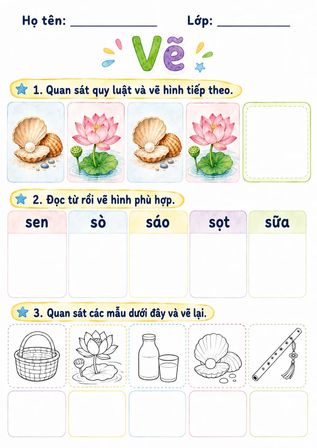 Vietnamese Letter S Phonics Worksheets Pack page 3 printable worksheet preview