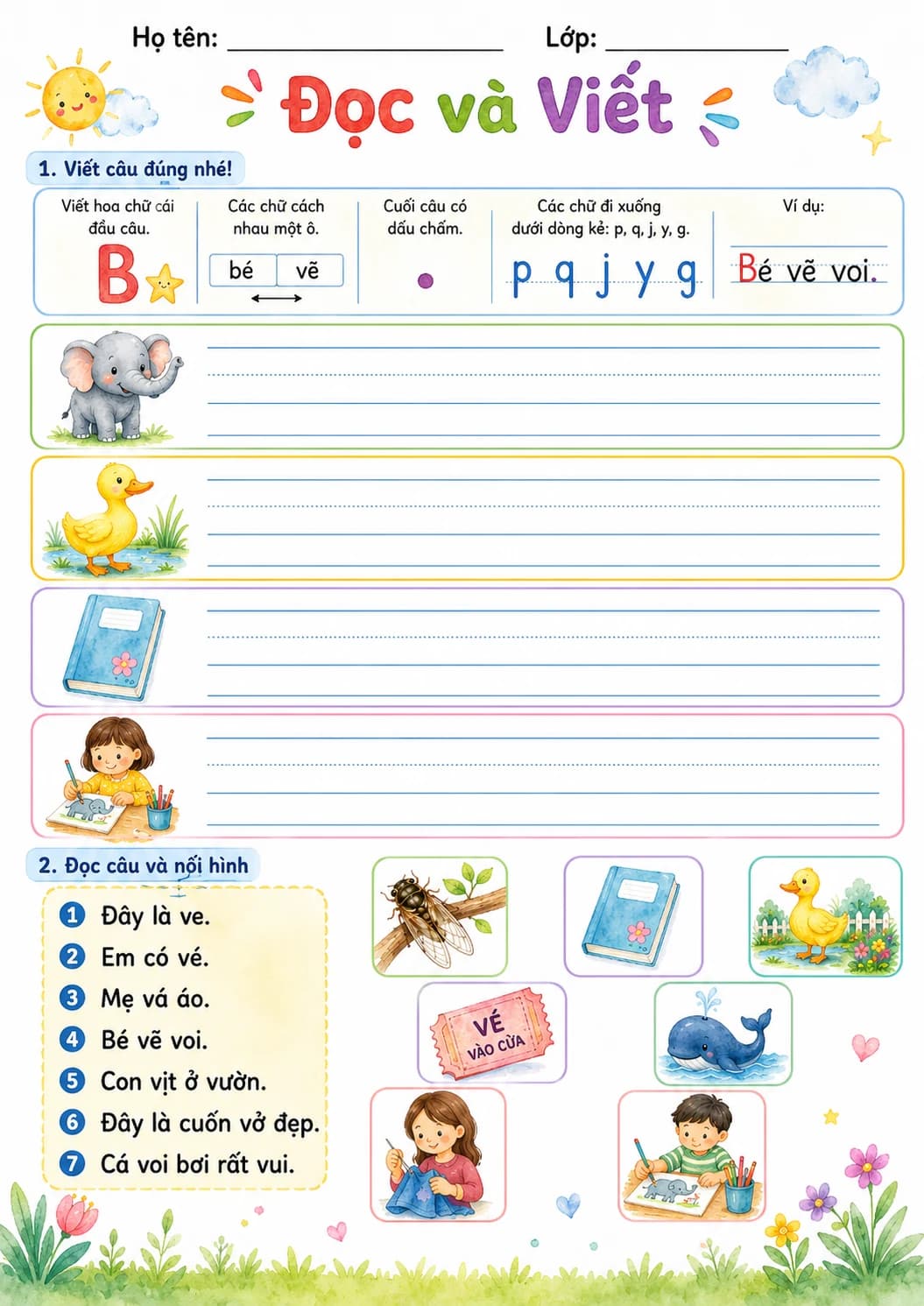Vietnamese Letter V Phonics Worksheets Pack page 6 printable worksheet preview