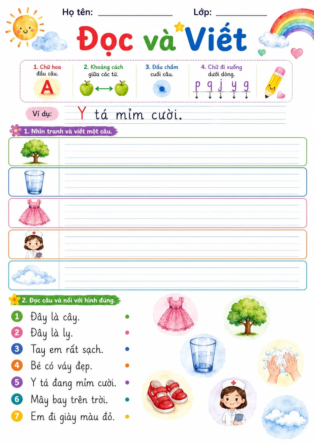 Vietnamese Letter Y Phonics Worksheets Pack page 4 printable worksheet preview