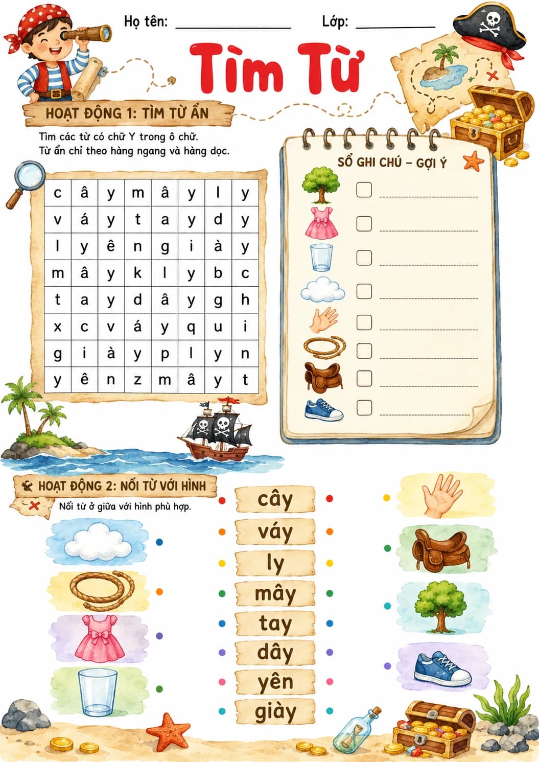 Vietnamese Letter Y Phonics Worksheets Pack page 10 printable worksheet preview