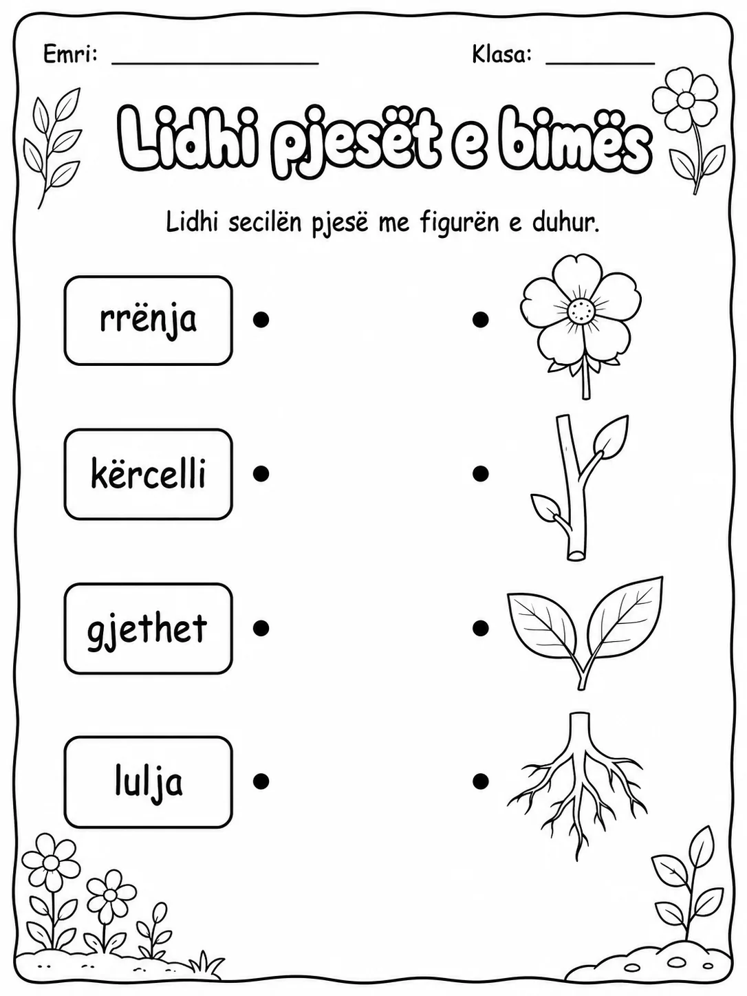 Bimët - Pako fletësh pune faqja 3 - pamje e fletës së punës