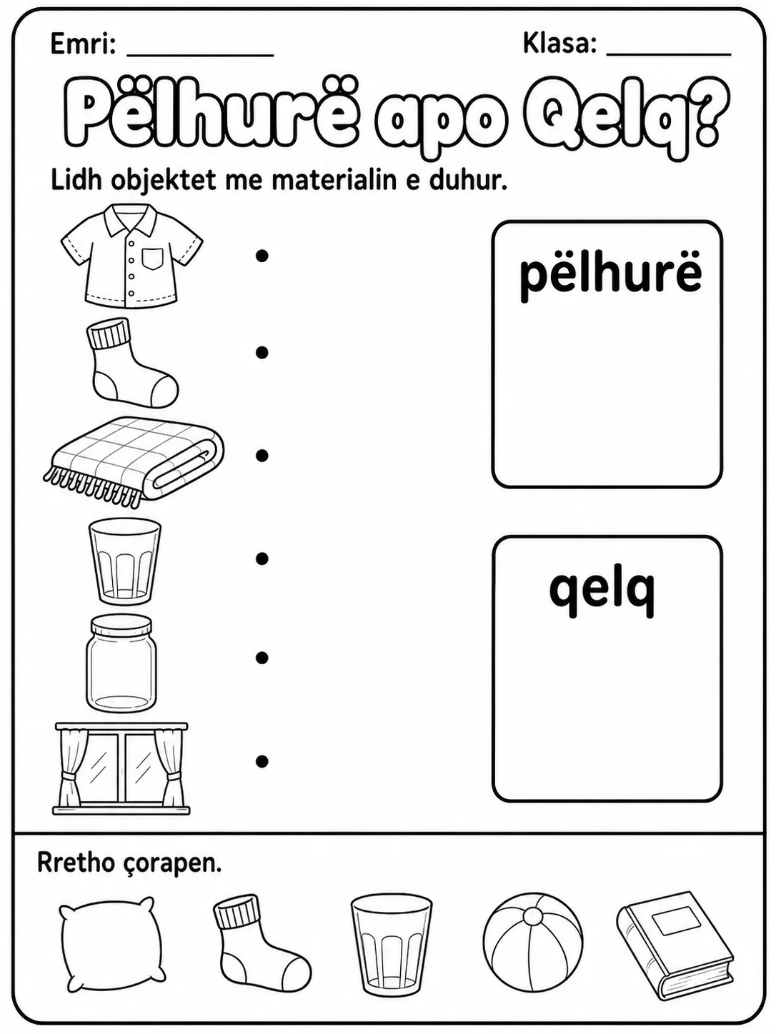Materialet - Pako fletësh pune faqja 4 - pamje e fletës së punës
