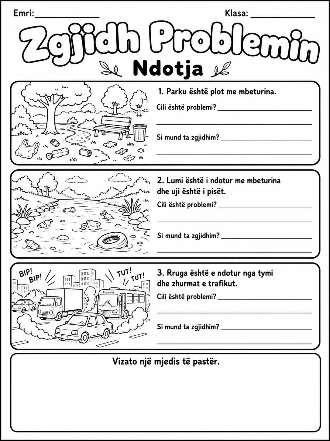 Ndotja e ajrit - Pako fletësh pune faqja 10 - pamje e fletës së punës