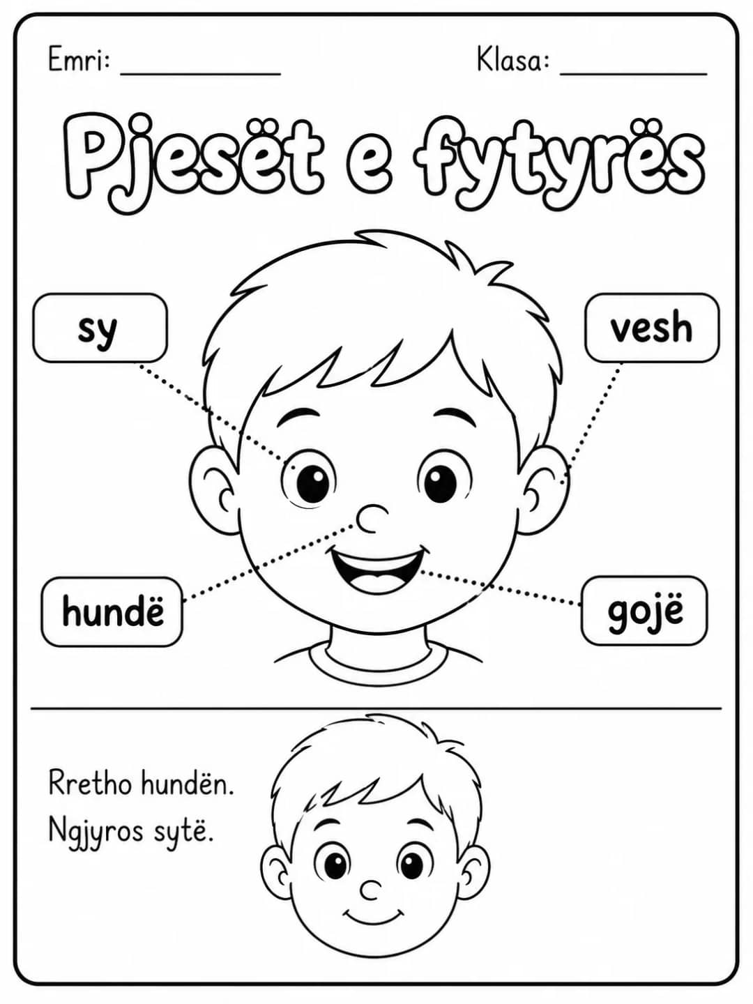 Pjesët e trupit - Pako fletësh pune - 10 faqe të shtypshme për dituri natyre nga KiwiBee