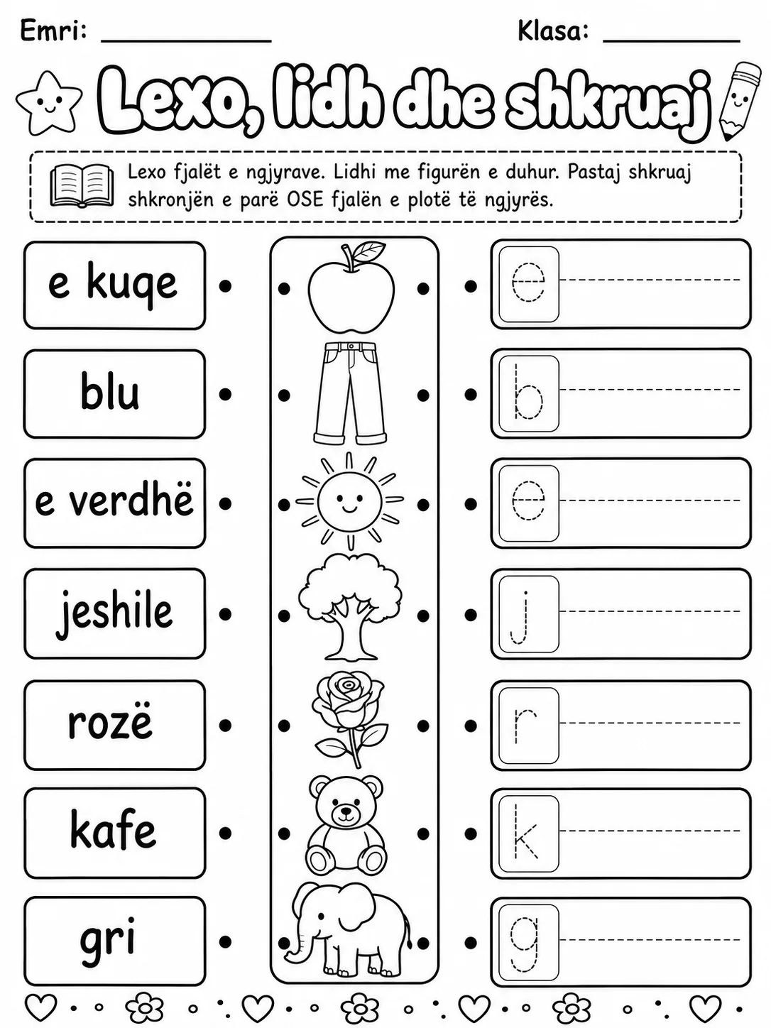 Ngjyrat - Pako fletësh pune faqja 9 - pamje e fletës së punës