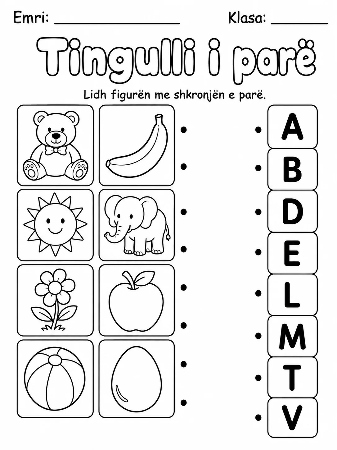 Tingulli i parë - Pako fletësh pune - Grupi 2 faqja 2 - pamje e fletës së punës