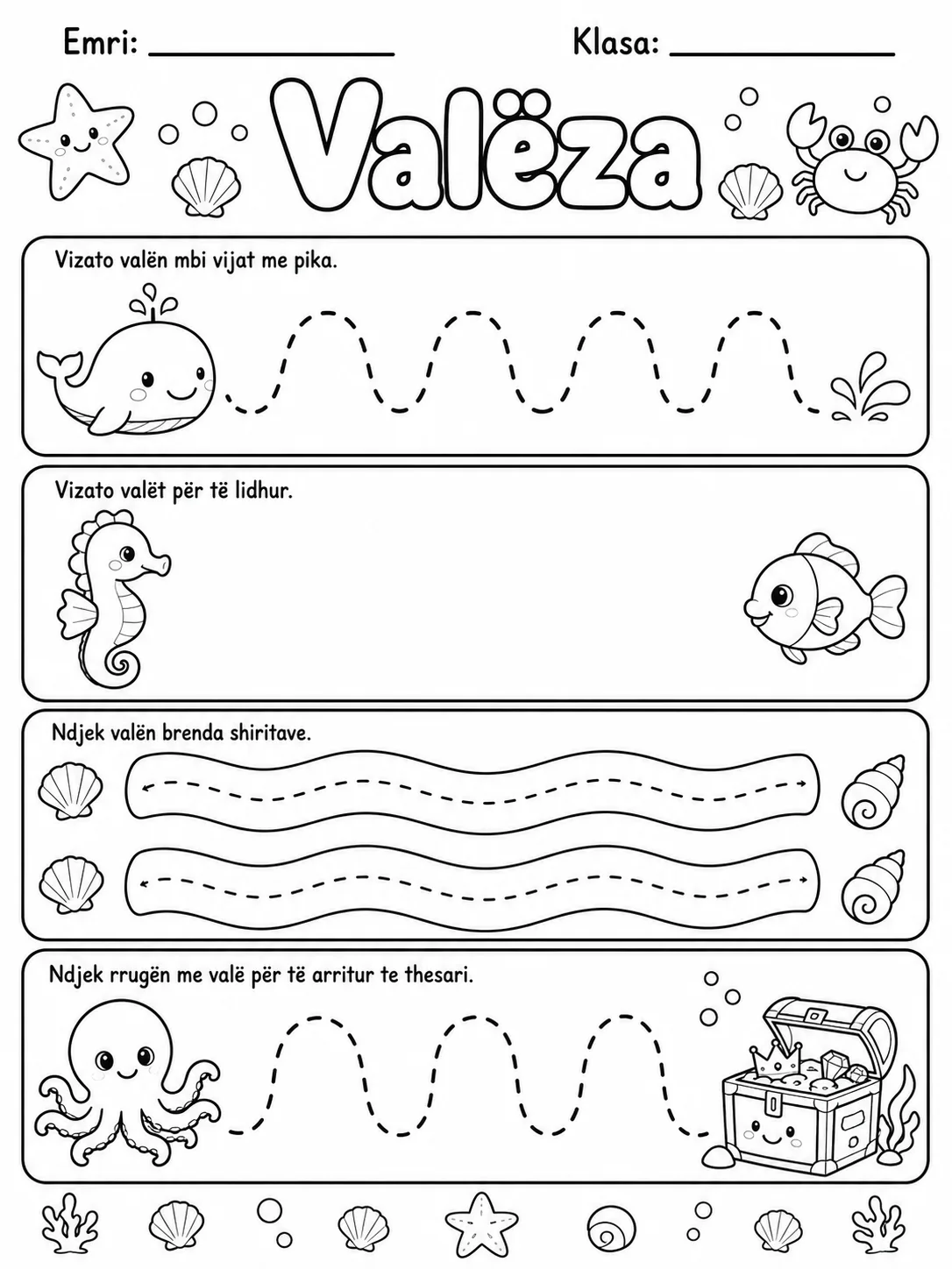 Vija lart-poshtë - Pako fletësh pune faqja 5 - pamje e fletës së punës