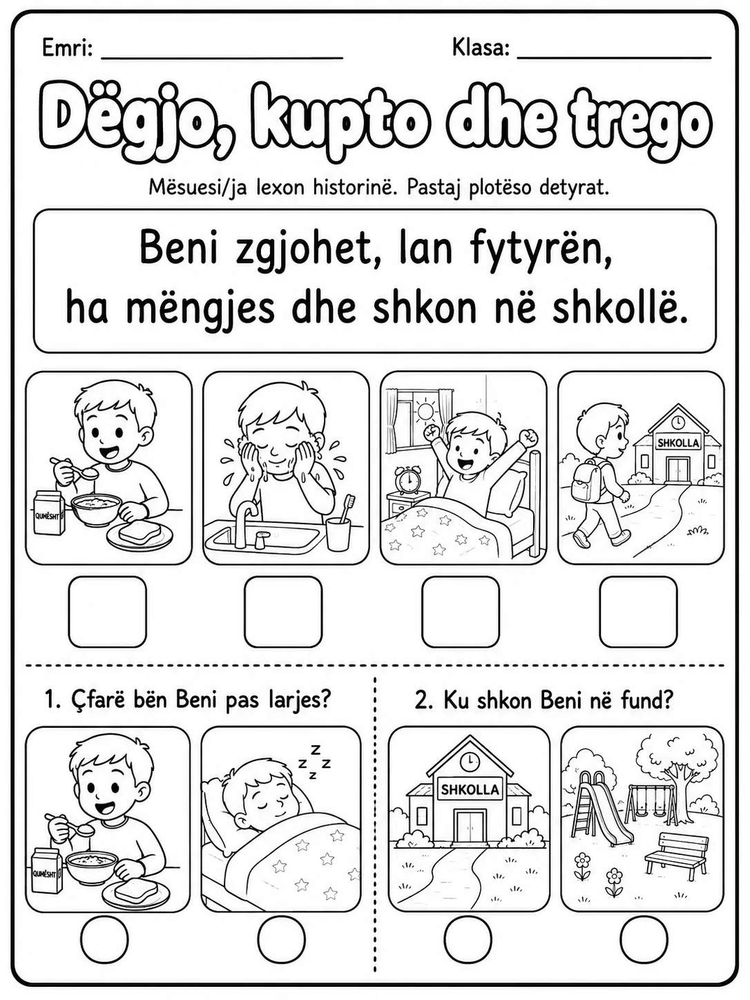 Vija të drejta - Pako fletësh pune faqja 10 - pamje e fletës së punës