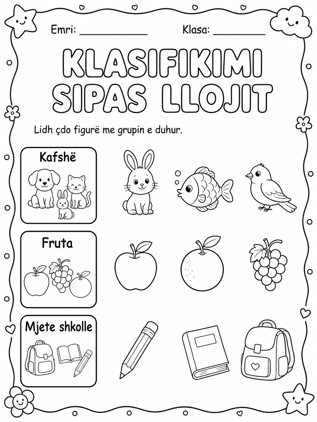 Lidhi figurat me kutinë e duhur. - Pako fletësh pune faqja 3 - pamje e fletës së punës
