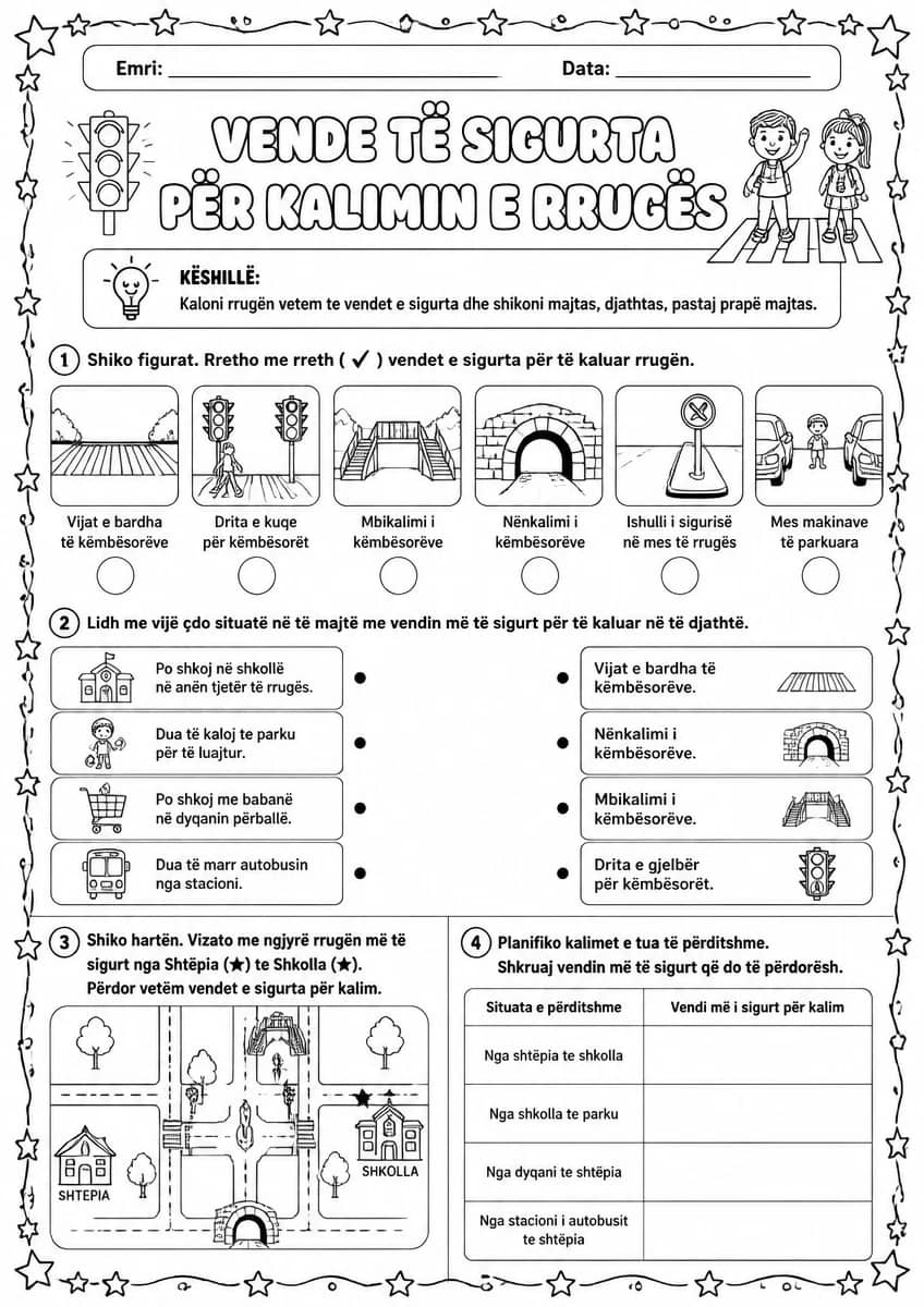 Vende të sigurta për kalimin e rrugës